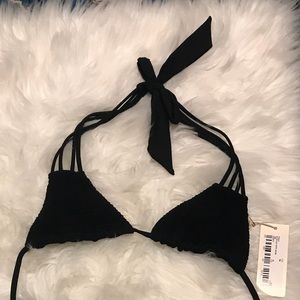 Tori Praver NWT 🔥 Black Bikini Top